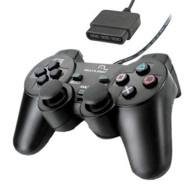 Controle com Fio para PlayStation 2 Dual Shock Multilaser JS043
