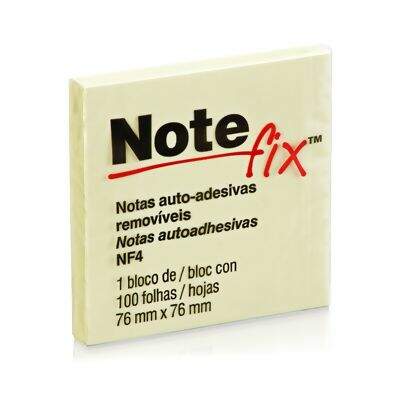 Bloco de Notas Adesivas Notefix 3M (76 x 76 mm) 100 Folhas