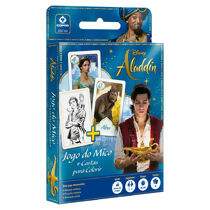 Jogo de Cartas Mico + Cartas de Colorir Aladdin Copag