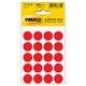 Etiqueta Adesiva para Identificação Pimaco Multiuso TP19 VM (19 mm) Vermelha c/200