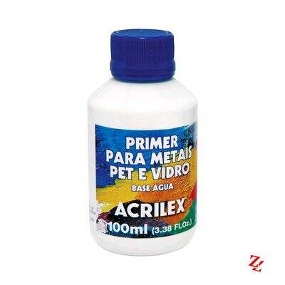 Primer para Metais, PET e Vidro (100ml) Acrilex