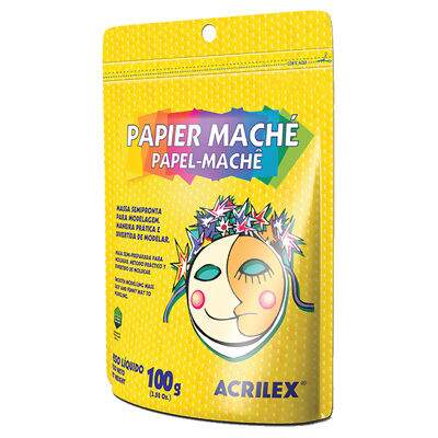 Papel Machê (100g) Acrilex - 01210