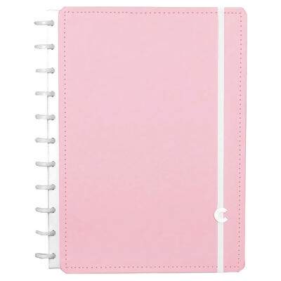 Caderno Inteligente Rose Pastel Grande