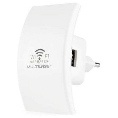 Repetidor de Sinal Wi-Fi 2.4 GHz (300 Mbps) RE055 Multilaser