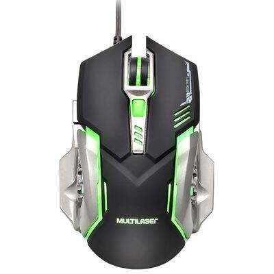 Mouse com Fio Óptico USB Gamer (2400dpi) LED MO269 Multilaser