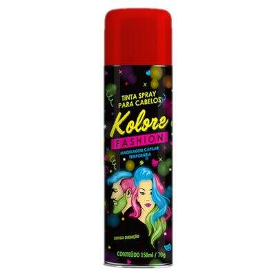 Tinta Spray para Cabelos (150ml) Cores Sortidas Kolore Fashion