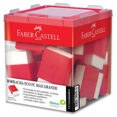 Borracha Plástica FC Max Grande DP 12 UN Faber-Castell