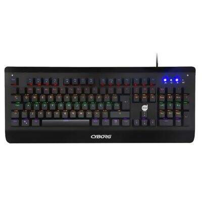 Teclado com Fio USB Mecânico Gamer Cyborg Revolution Dazz