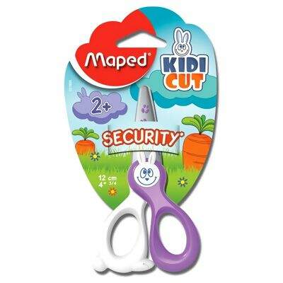 Tesoura Escolar (12 cm) Ponta Arredondada Kidi Cut Security Maped