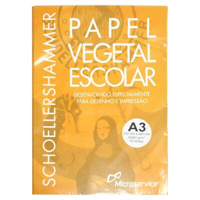 Papel Vegetal A3 (50 Folhas) 65g/m² Schoellershammer