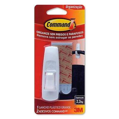 Gancho Plástico Command 3M Grande