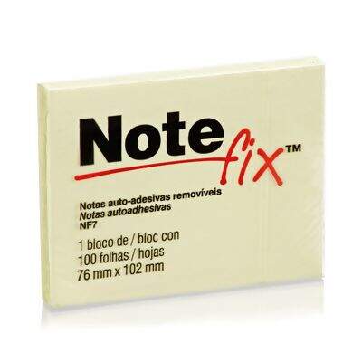 Bloco de Notas Adesivas Notefix 3M (76 x 102 mm) 100 Folhas