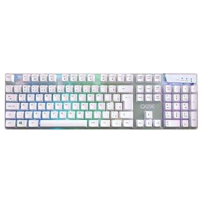 Teclado com Fio USB Semi Mecânico Prismatic TC205 Gamer OEX