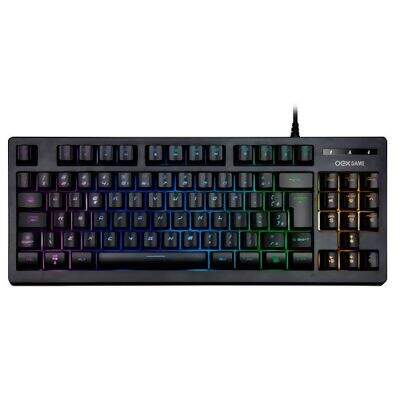 Teclado com Fio USB Semi Mecânico Cobby TC206 Gamer OEX