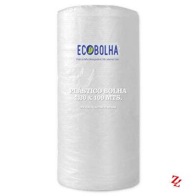 Plástico Bolha em Bobina Biodegradável (1,30 x 100 m) Transparente Ecobolha