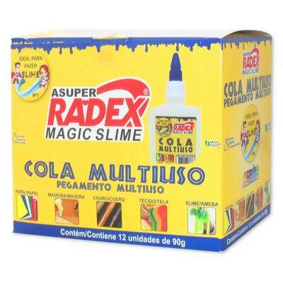 Cola Multiuso Especial (90g) Magic Slime CX 12 UN Radex