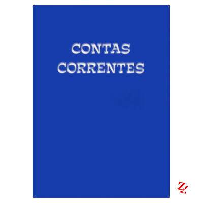 Livro de Conta Corrente Ofício Capa Dura (100 Folhas) Tamoio