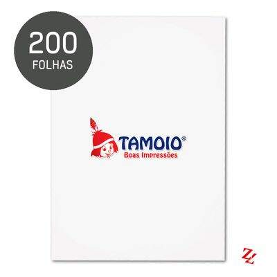 Papel Almaço Sem Pauta e Margem PT 200 UN Tamoio