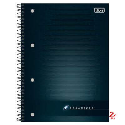 Caderno Espiral Executivo Capa Dura (100 Folhas) Organizer Tilibra