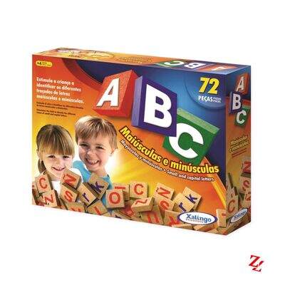 Brinquedo ABC Xalingo com 72 Peças