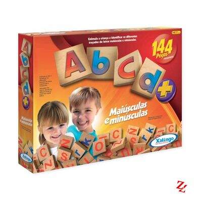 Brinquedo ABCD+ Xalingo com 144 Peças