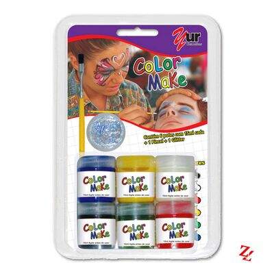 Kit Tinta Líquida Facial Infantil para Maquiagem Artística.