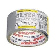 Fita Adesiva Silver Tape Multiuso Adelbras (48 mm x 5 m) Prata