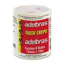 Fita Adesiva Crepe Mask (18 mm x 10 m) PT 06 UN Adelbras