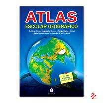 Atlas Escolar Geográfico 32 páginas Ciranda Cultural