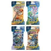 Pacote de Expansão Booster (6 cartas) Pokémon SL10 Elos Inquebráveis Copag