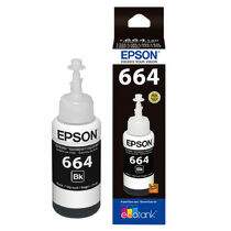 Refil de Tinta Original Epson 664 EcoTank (70ml) Preto (T664120)