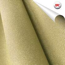 Plástico Adesivo (45 cm x 10 m) Glitter Dourado 1703DO DAC