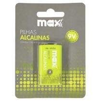 Bateria Alcalina 9V (6LR61) Quadrada Maxprint