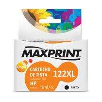 Cartucho de Tinta Compatível HP 122XL Maxprint (12ml) Preto (CH563HB)