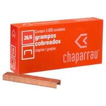 Grampo 26/6 Cobreado CX 5000 UN Chaparrau
