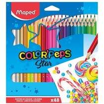 Lápis de Cor Color'Peps Classic (48 Cores) Triangular Maped