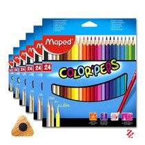 Lápis de Cor Color'Peps Classic (24 Cores) Triangular Maped