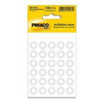 Etiqueta Reforço para Fichário Pimaco Multiuso OP-2233 Transparente (14,5 mm) c/150