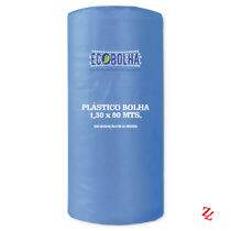 Plástico Bolha em Bobina Biodegradável (1,30 x 90 m) Azul Ecobolha