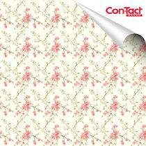 Plástico Adesivo (45 cm x 10 m) Floral Flor de Cerejeira 240041C Con-tact