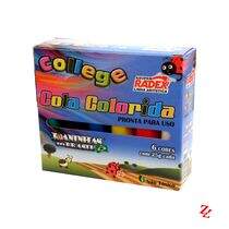 Cola Colorida 6 Cores (25g) College Radex