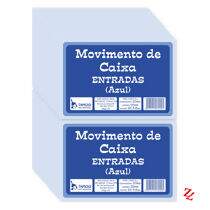 Movimento de Caixa Entradas (100 Folhas) Azul PT 20 UN Tamoio