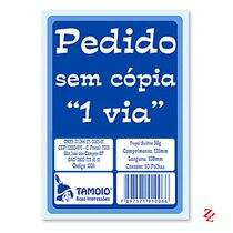 Bloco de Pedido PT 20 UN Tamoio 1/8 (108 x 155 mm) 1 Via R1006