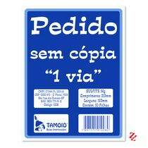 Bloco de Pedido PT 20 UN Tamoio 1/4 (163 x 213 mm) 1 Via R1008