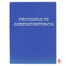 Livro Protocolo de Correspondência 1/4 Capa Dura (100 Folhas) Tamoio