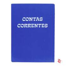 Livro de Conta Corrente 1/4 Capa Dura (50 Folhas) Tamoio