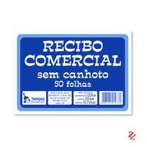 Bloco de Recibo Comercial sem Canhoto PT 20 UN Tamoio R1076 50 Folhas