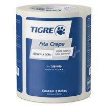 Fita Adesiva Crepe Uso Geral (48 mm x 50 m) PT 03 UN Tigre