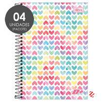 Caderno Espiral 1/4 Capa Dura (200 Folhas) D+ PT 04 UN Tilibra