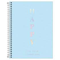 Planner 2022 Espiral Happy Azul M7 Tilibra